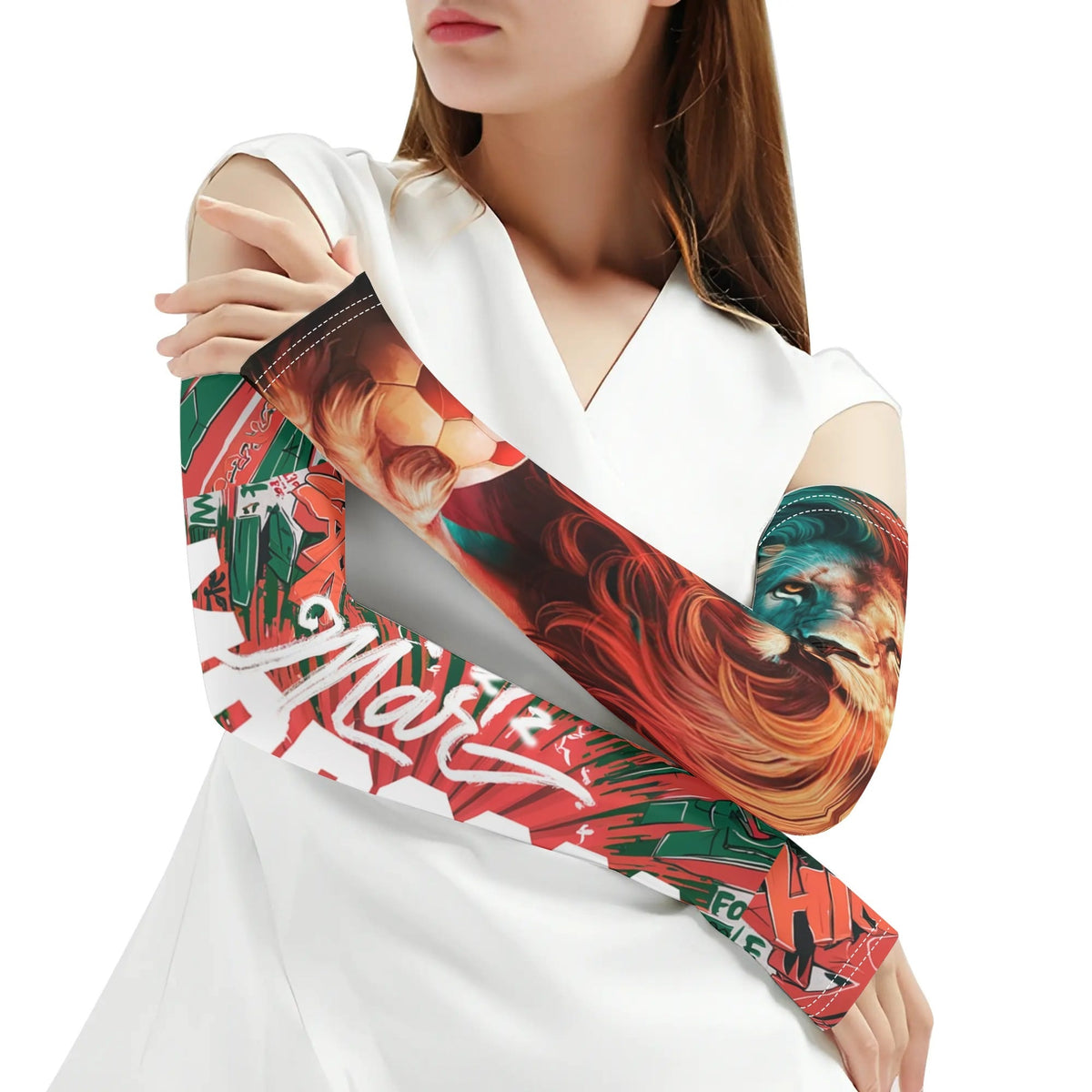 Paire de manchons de bras rafraîchissants Morocco MAR212