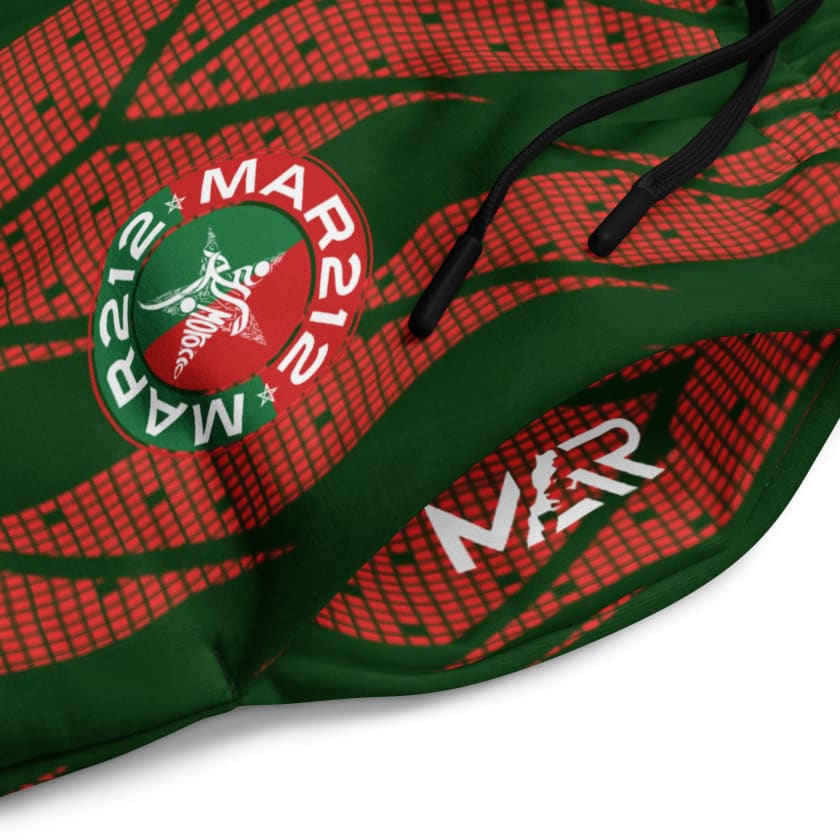 Pantalon de sport large unisexe MAR avec rayures rouges