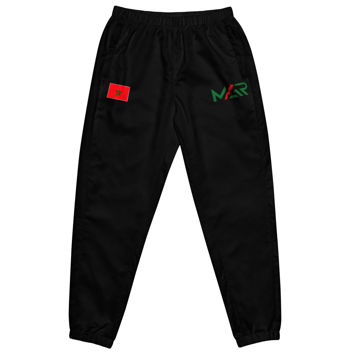 Pantalon de survêtement MAR Drapeau Maroc noir unisexe