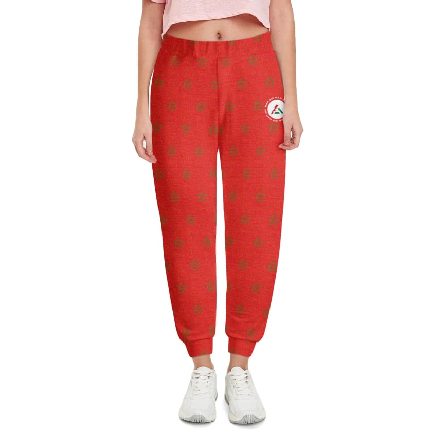 Pantalon de survêtement MOROCCO STAR Rouge Unisexe