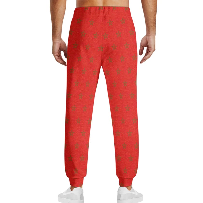 Pantalon de survêtement MOROCCO STAR Rouge Unisexe