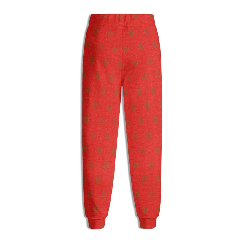 Pantalon de survêtement MOROCCO STAR Rouge Unisexe