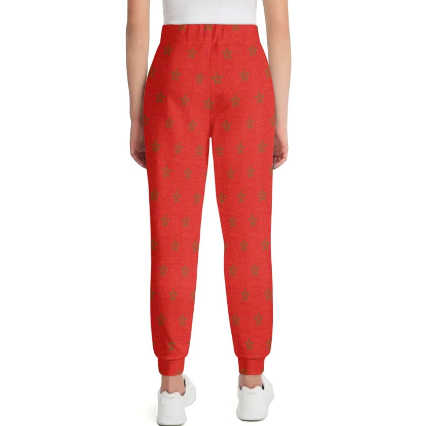 Pantalon de survêtement MOROCCO STAR Rouge Unisexe