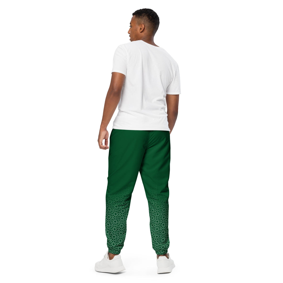 Pantalon de survêtement vert Collection MAR Mosaïque unisexe