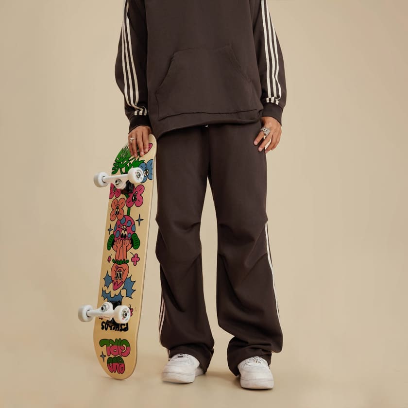 Pantalon MAR Streetwear large unisexe Vintage T3 Bandes