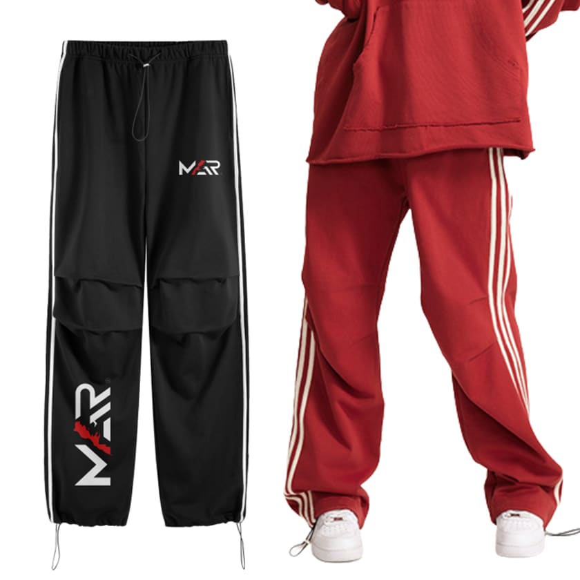 Pantalon Streetwear MAR LION ATLAS unisexe Vintage 3 Bandes