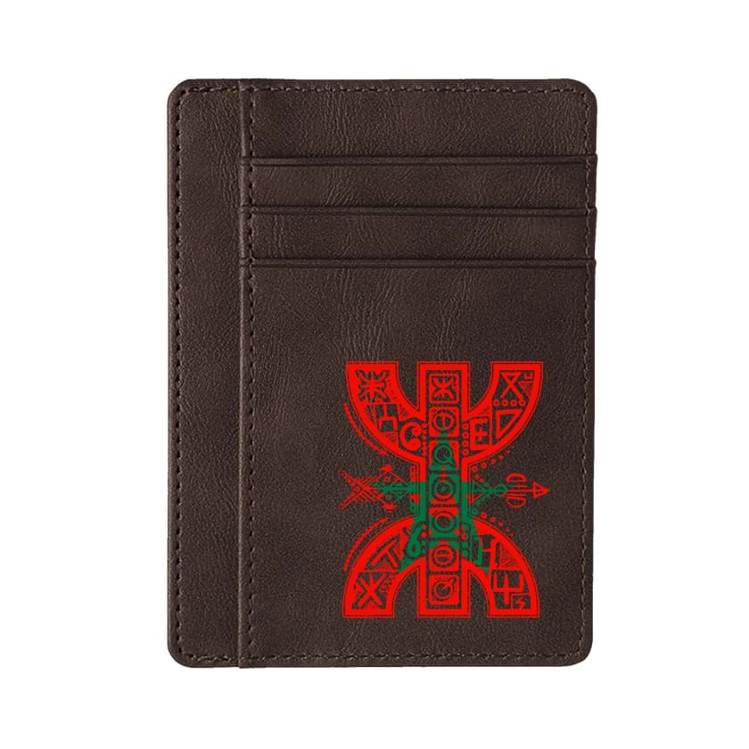 Pochette pour carte bancaire Amazigh design