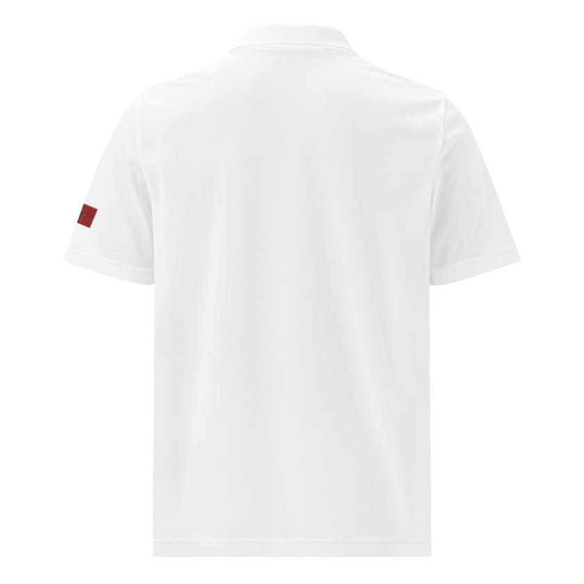 Polo Adidas Sport MAR brodé drapeau Maroc