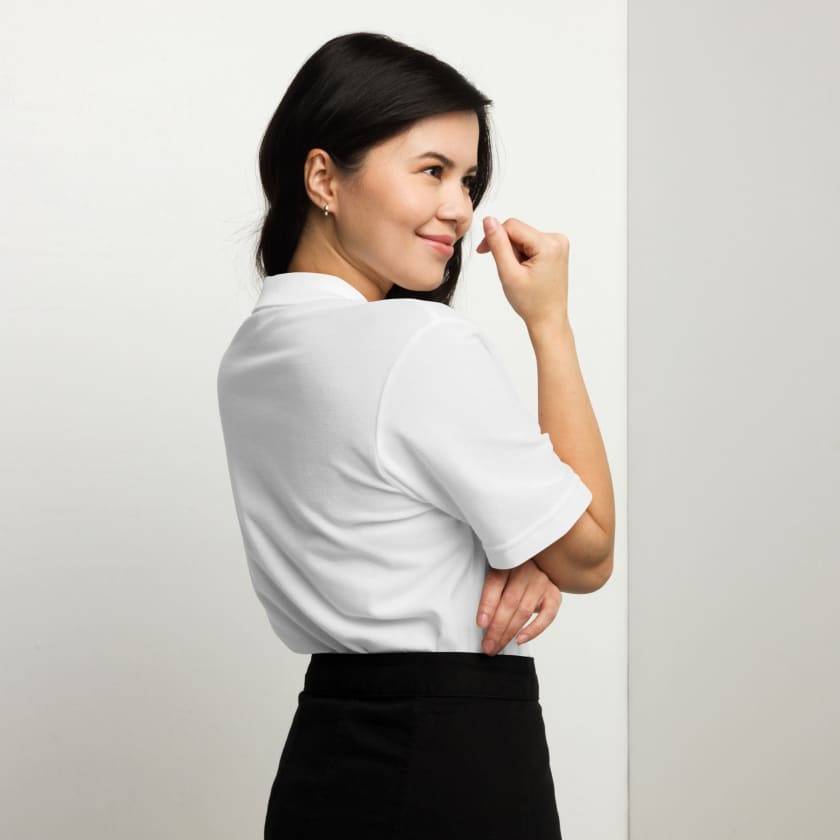 Polo brodé Logo Merinide Marocain Maghribi en calligraphie