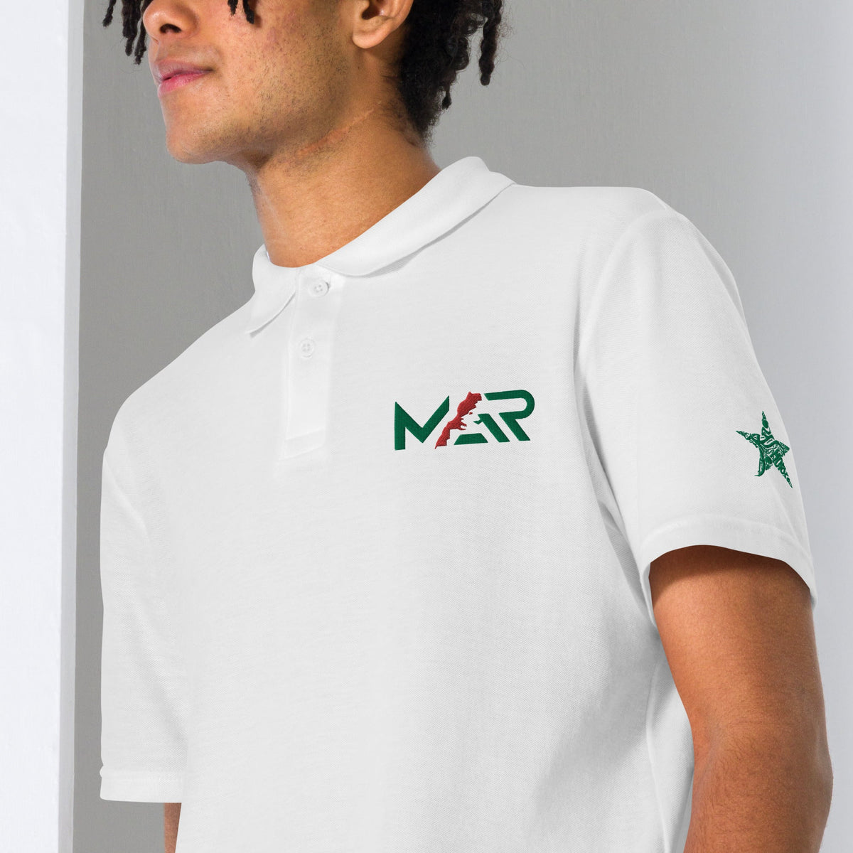 Polo MAR brodé Morocco unisexe