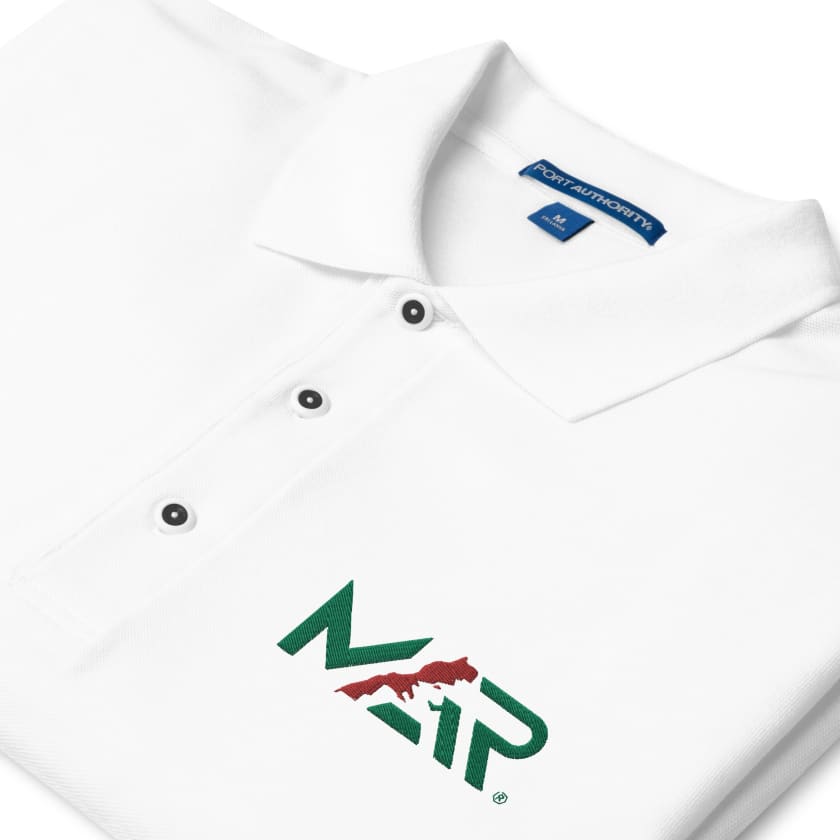 Polo MAR Maroc Brodé blanc Homme