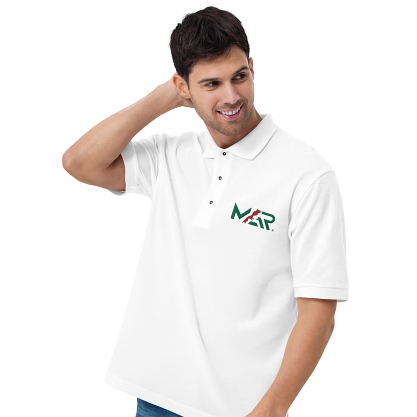Polo MAR Maroc Brodé blanc Homme