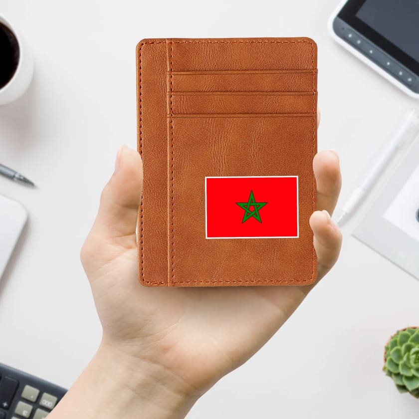 Porte cartes Drapeau Maroc