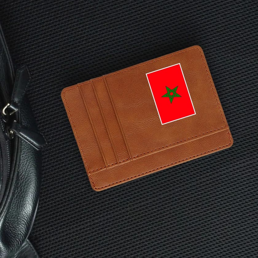 Porte cartes Drapeau Maroc
