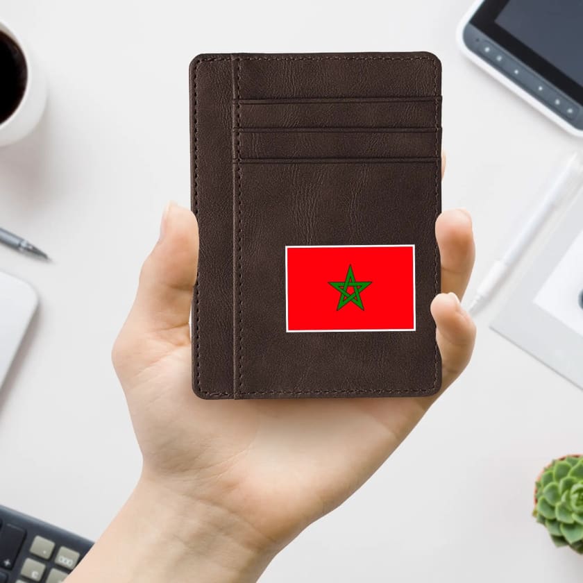 Porte cartes Drapeau Maroc