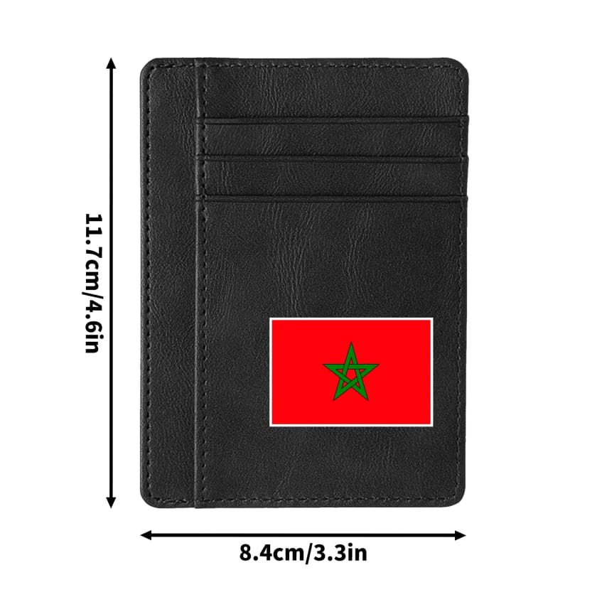 Porte cartes Drapeau Maroc