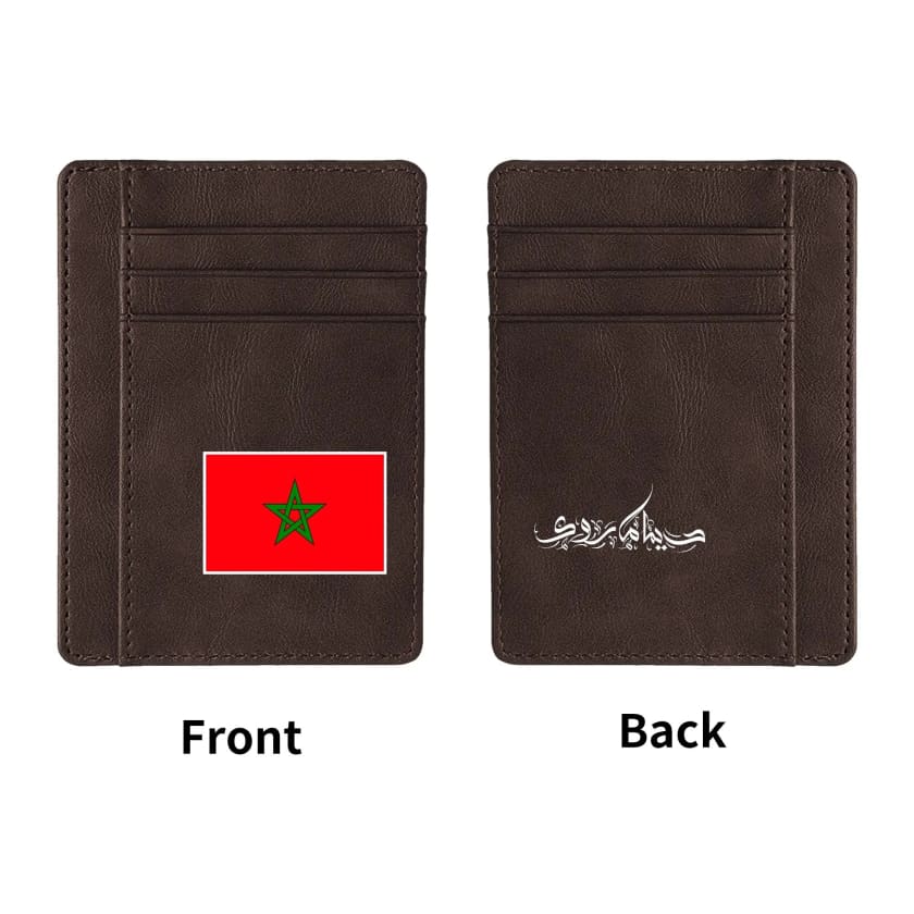 Porte cartes Drapeau Maroc