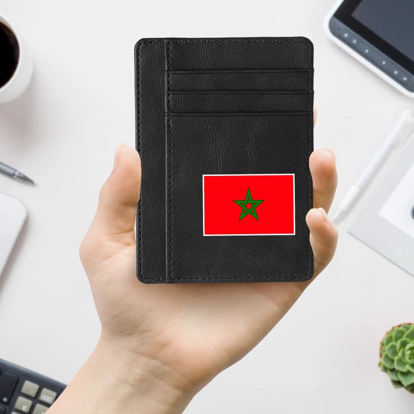 Porte cartes Drapeau Maroc