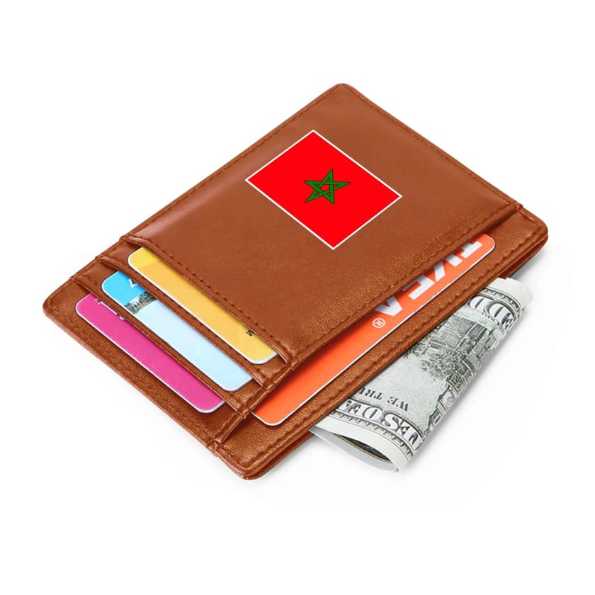 Porte cartes Drapeau Maroc