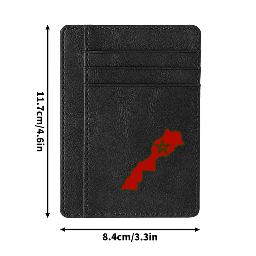 Portefeuille MAR en cuir à blocage pour cartes