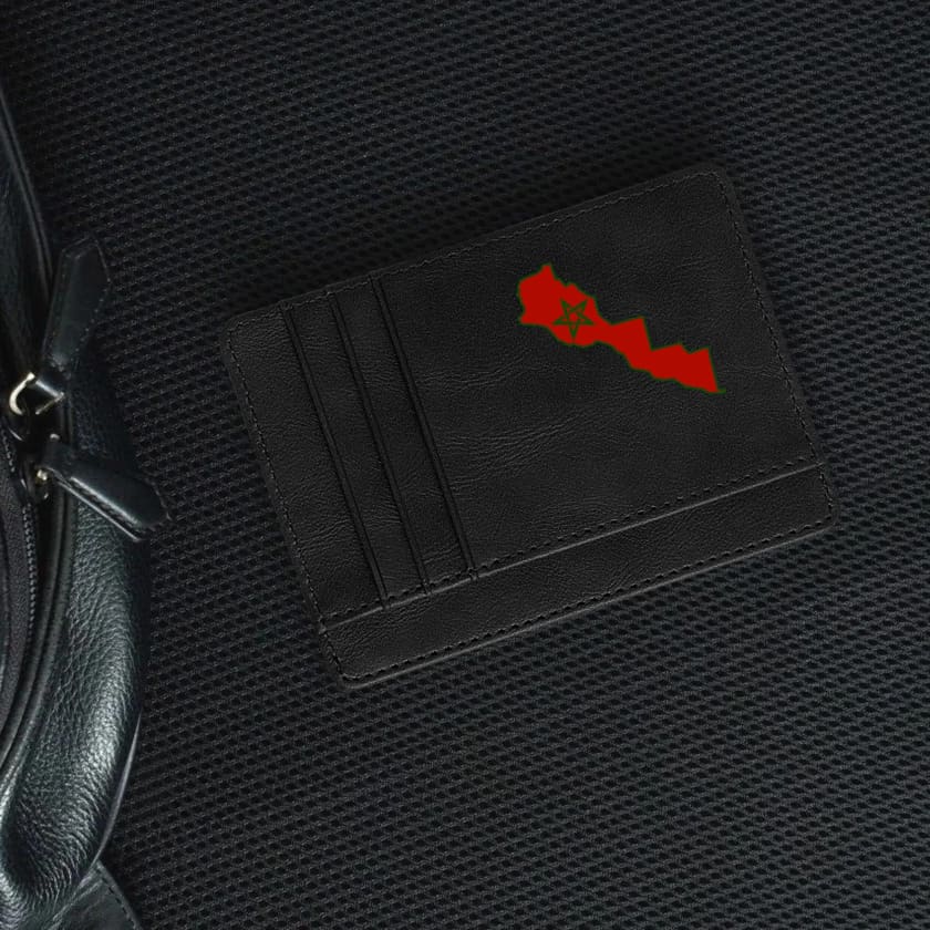 Portefeuille MAR en cuir à blocage pour cartes