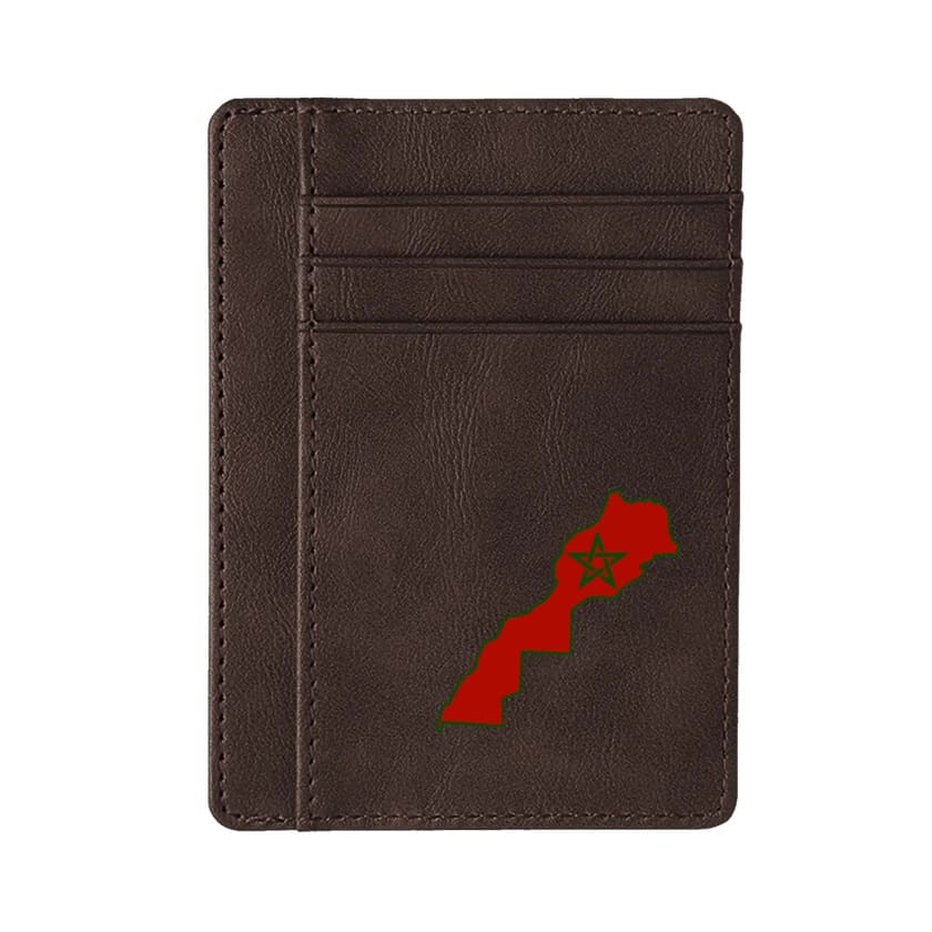 Portefeuille MAR en cuir à blocage pour cartes