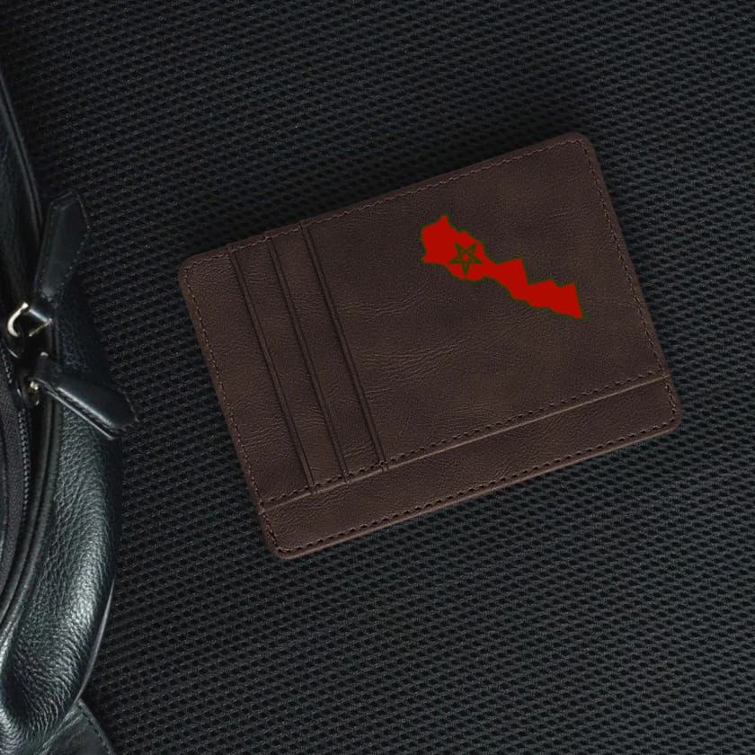 Portefeuille MAR en cuir à blocage pour cartes