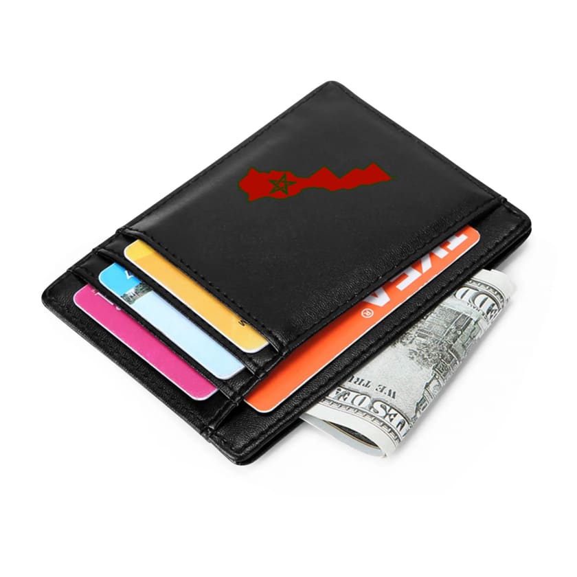 Portefeuille MAR en cuir à blocage pour cartes