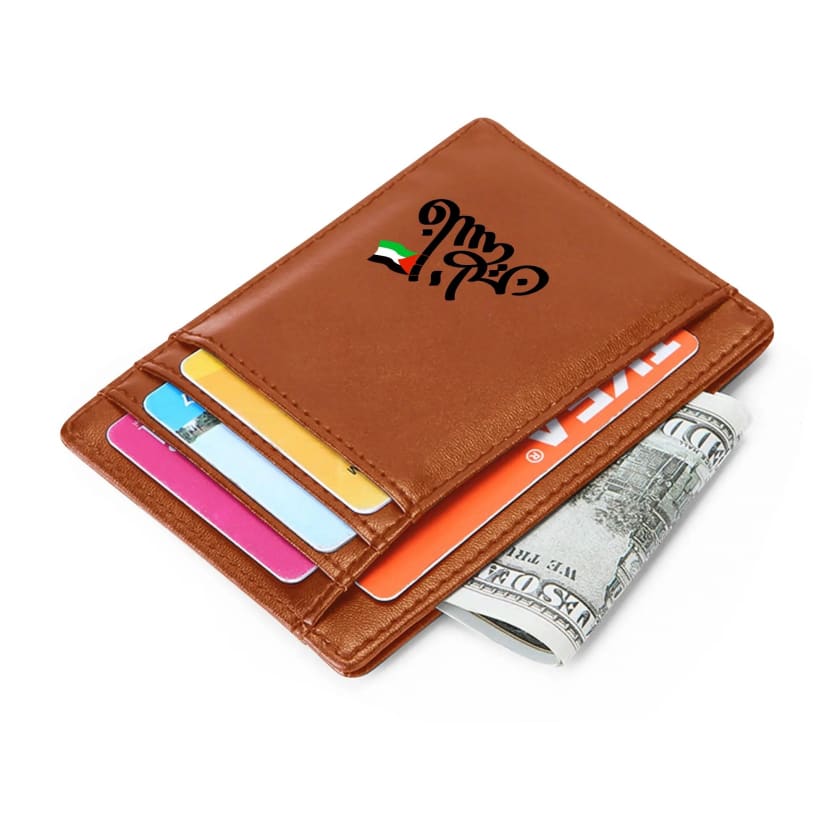 Portefeuilles en cuir Palestine à blocage pour cartes