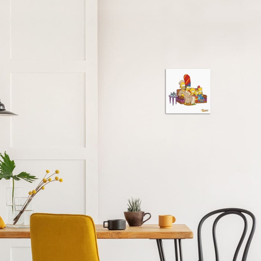 Poster Famille Cartoon à la Marocaine classique en papier