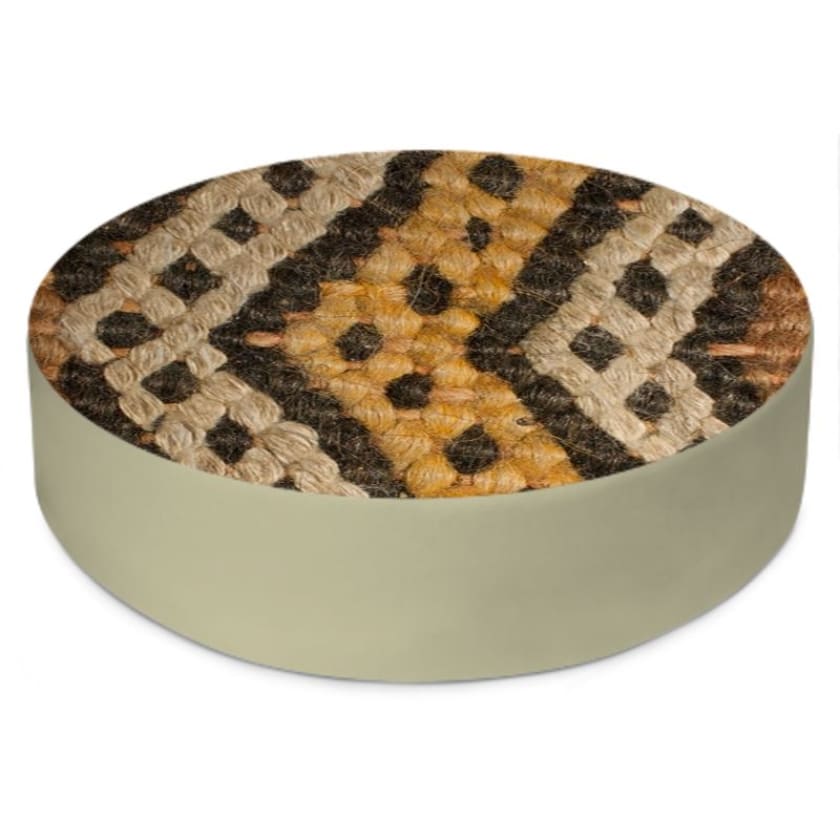 Pouf marocain rond