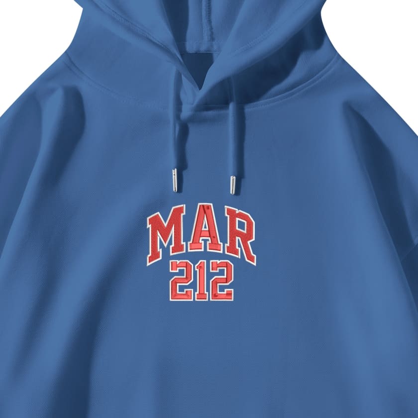 Pull à capuche MAR212 brodé