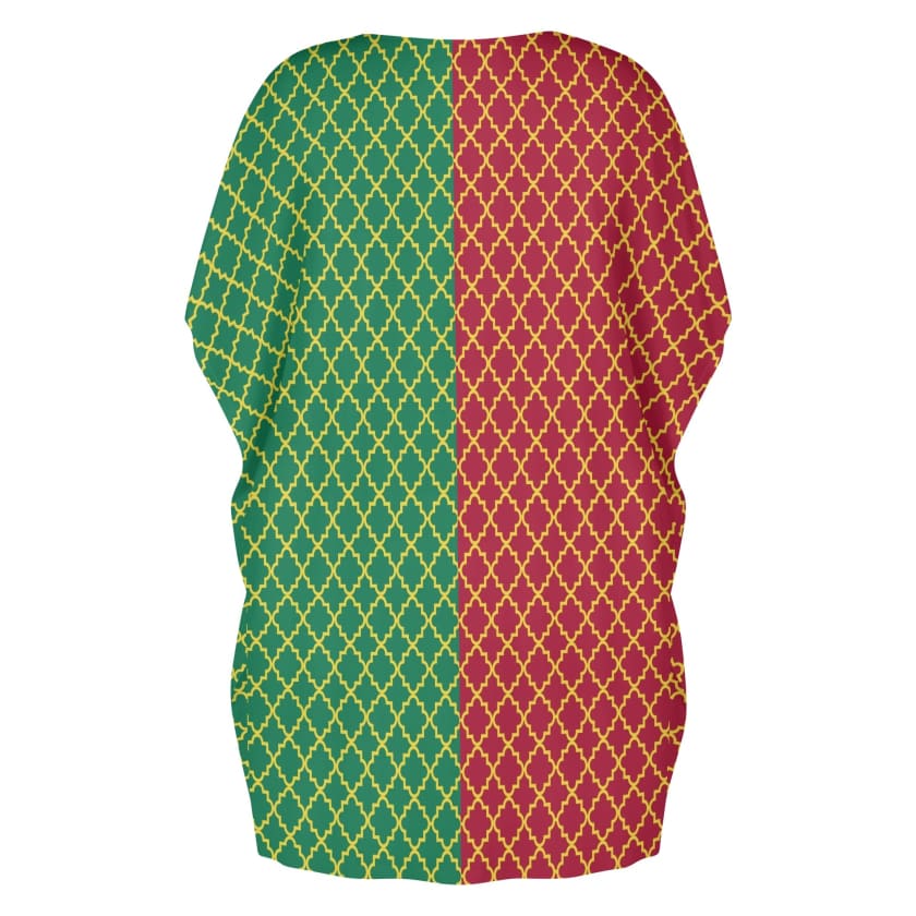 Robe ample col V taille supérieure Khzana design