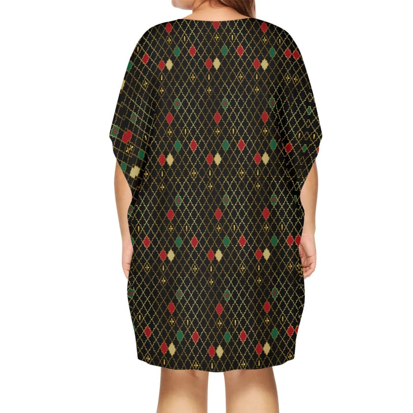 Robe ample col V taille supérieure MARGOLD