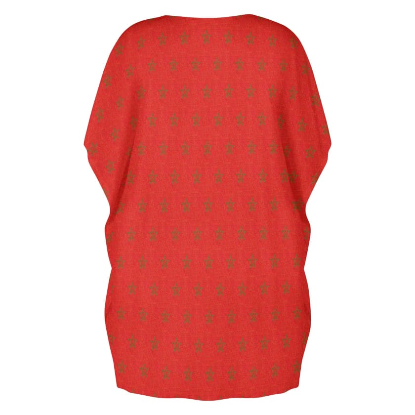 Robe ample col V taille supérieure MoroccoStars