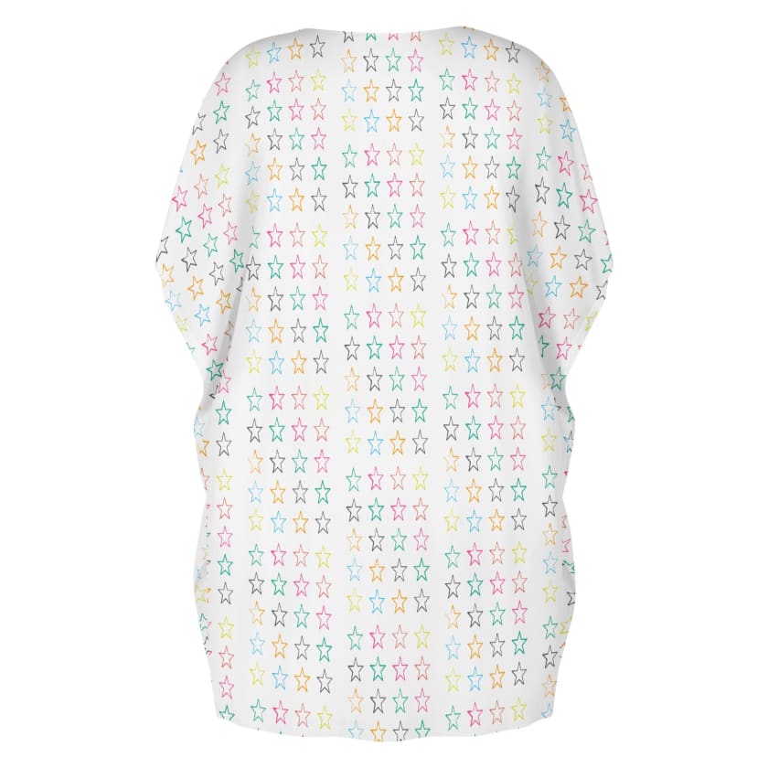 Robe ample col V taille supérieure Stars