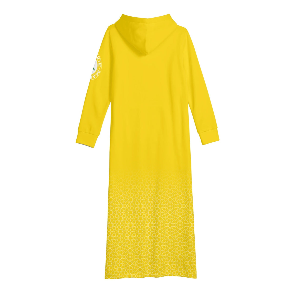 Robe longue à capuche MAR légère et décontractée Jaune