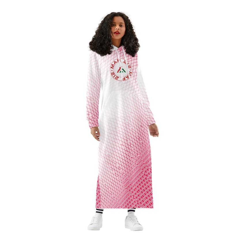 Robe longue MAR212 rose