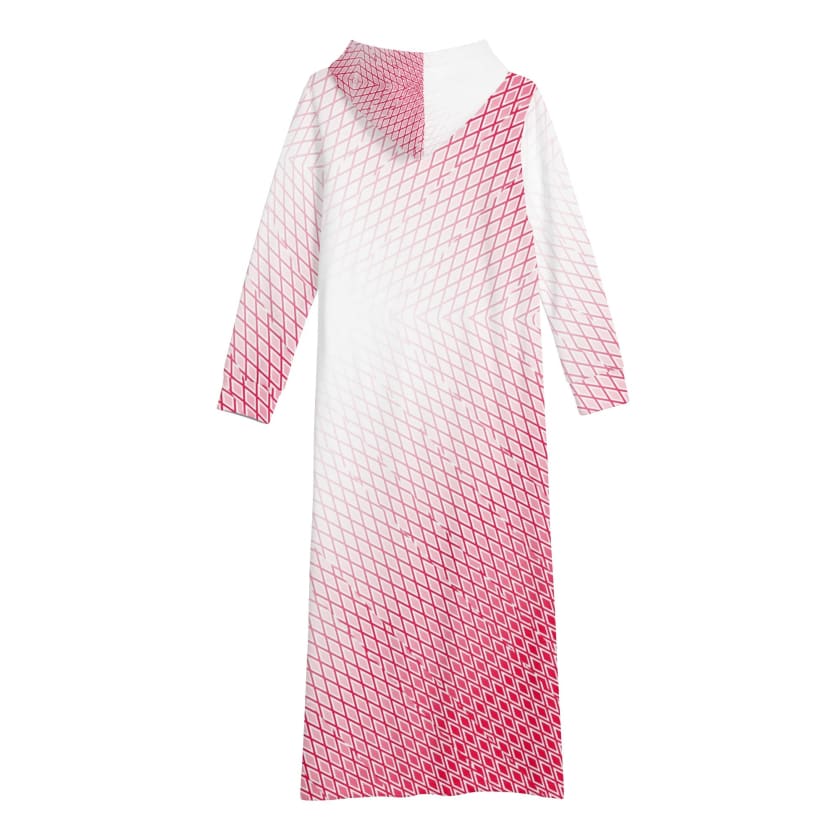 Robe longue MAR212 rose