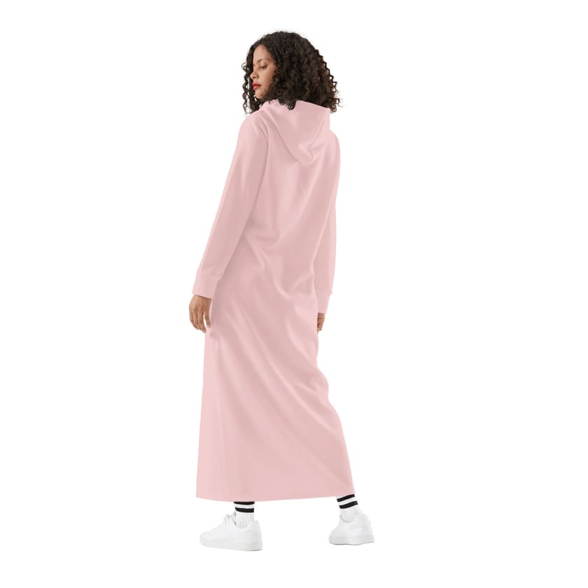 Robe longue Rose à capuche M212