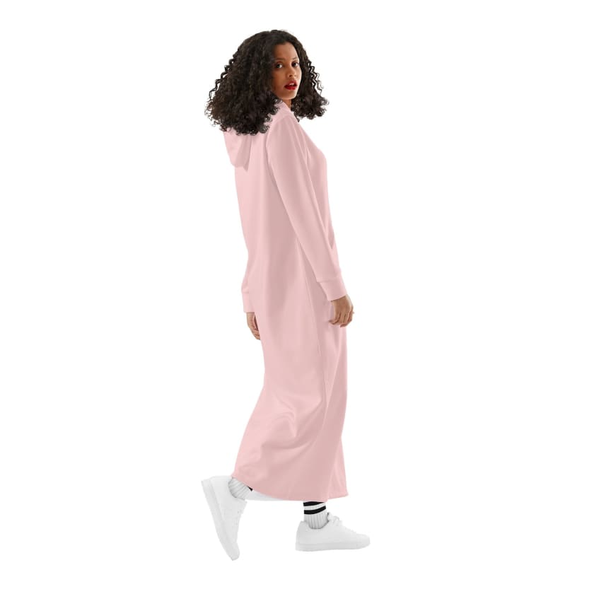 Robe longue Rose à capuche M212