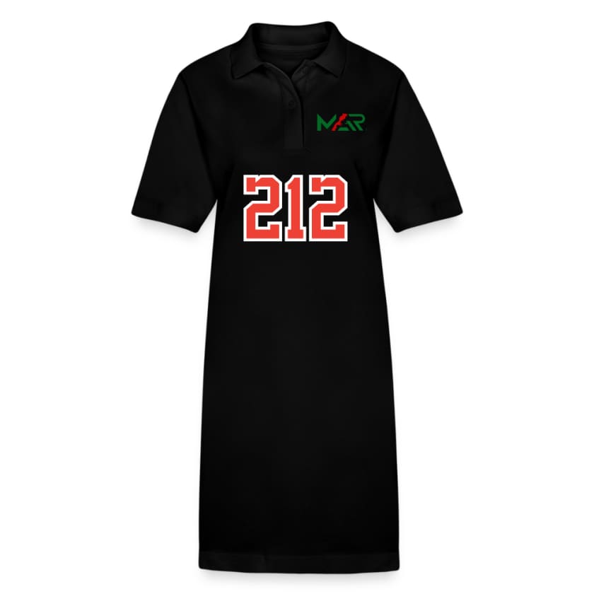 Robe polo 212 - noir