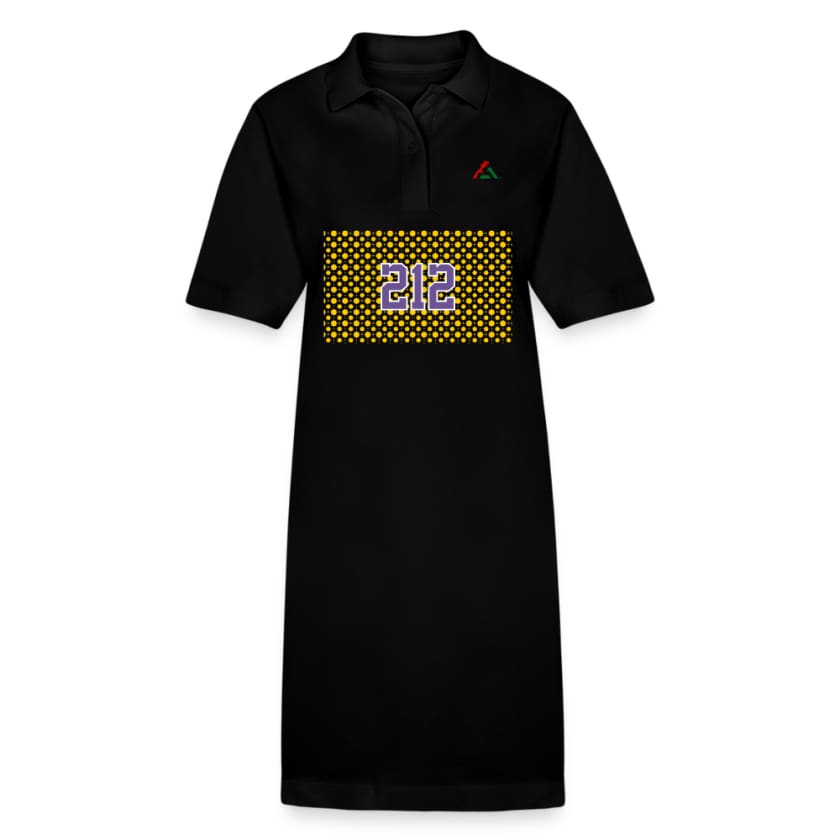 Robe polo 212 bio - noir