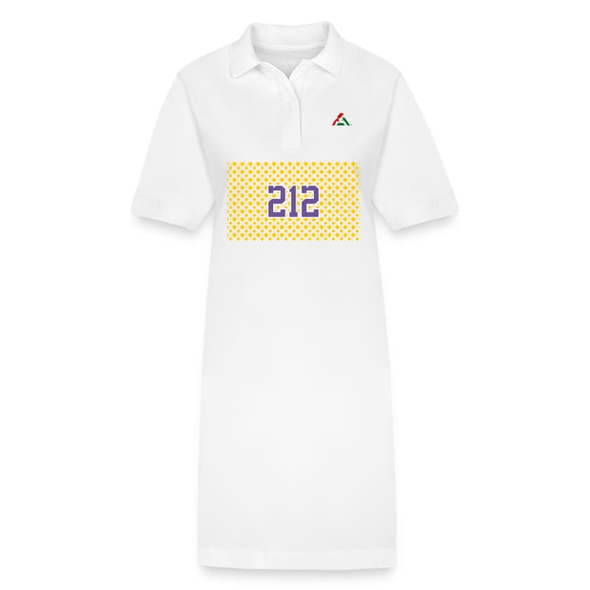 Robe polo 212 bio - blanc
