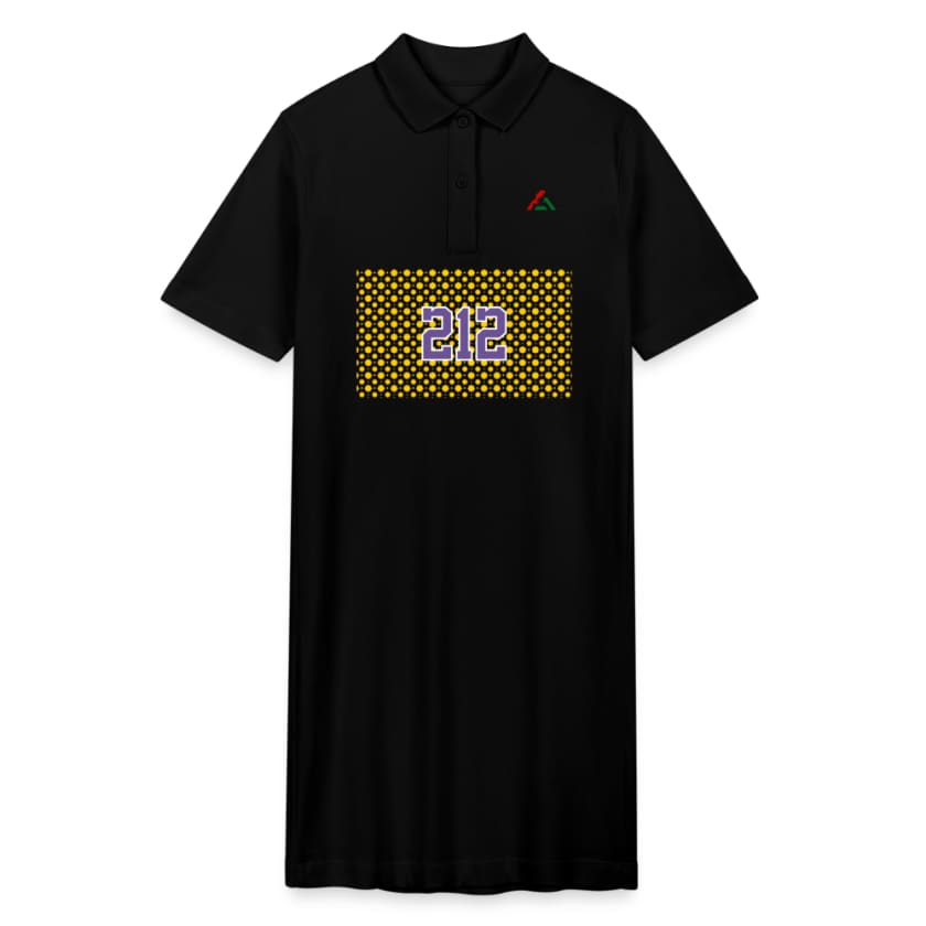 Robe polo 212 bio - noir