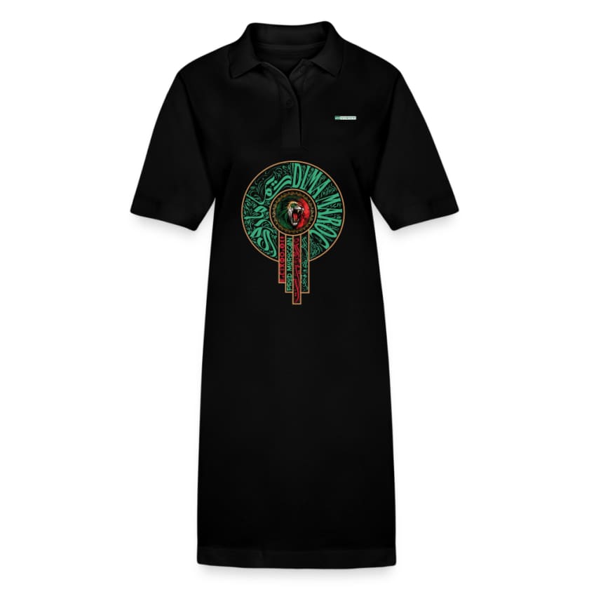Robe polo DIMA MAROC bio Femme - noir