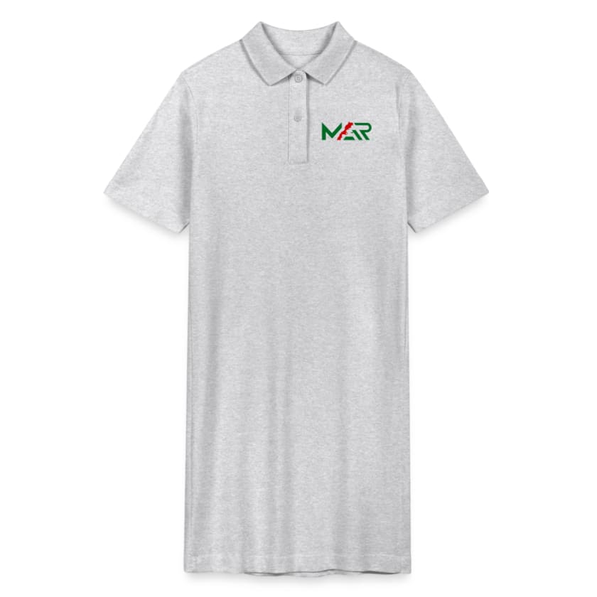 Robe polo MAR - gris chiné