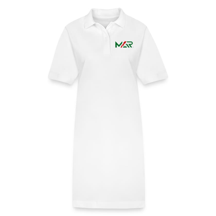 Robe polo MAR - blanc