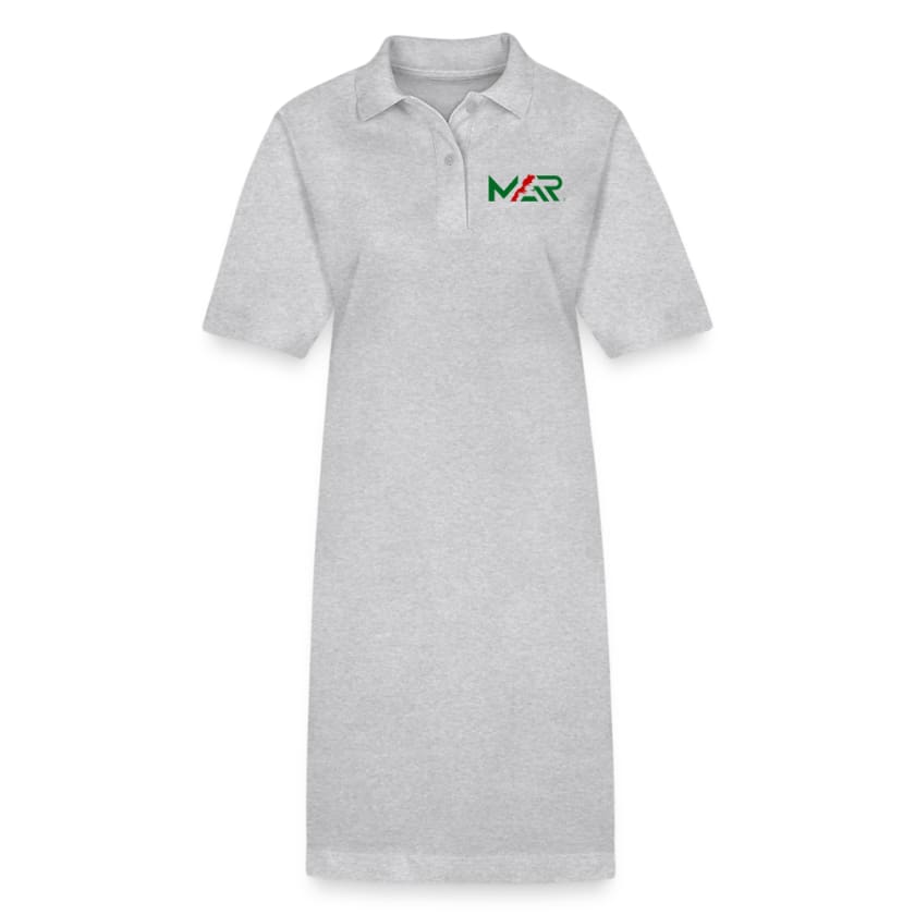 Robe polo MAR - gris chiné