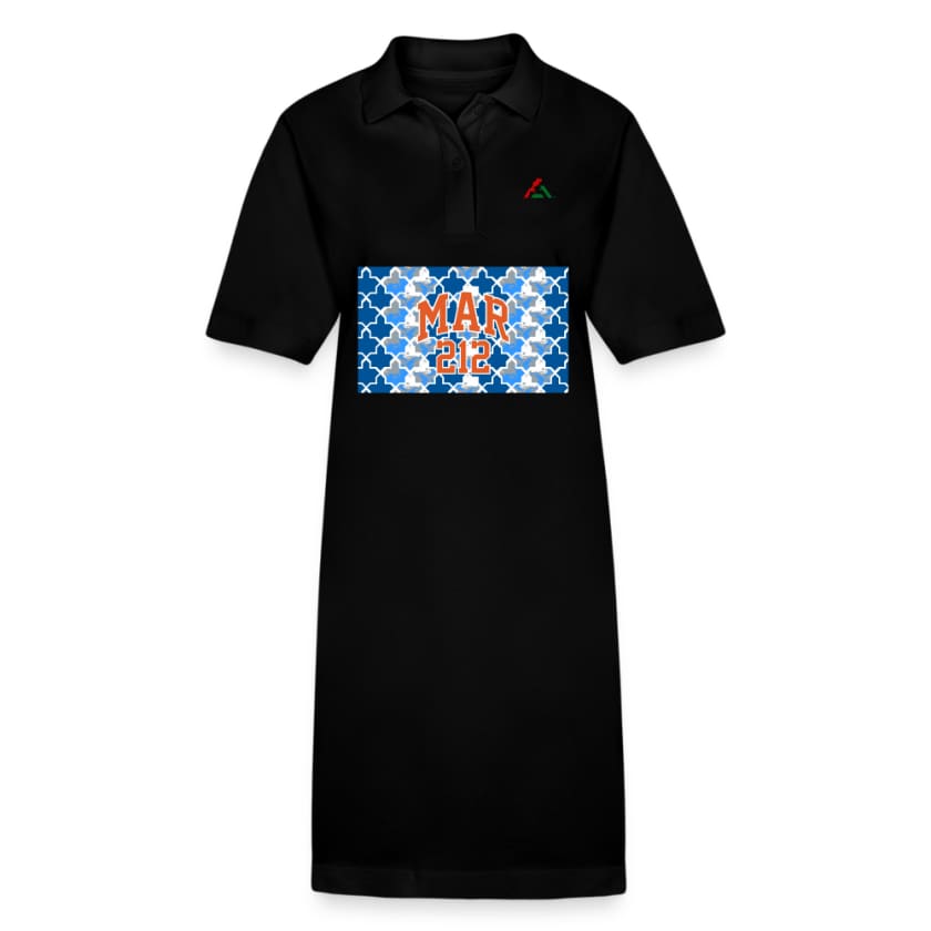 Robe polo MAR212 bio - noir